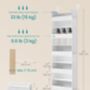 Five Tier Over Door Hanging Organiser, thumbnail 2 of 7