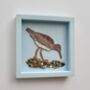 Handmade Framed Redshank Coastal Bird Mosaic Picture, thumbnail 3 of 5