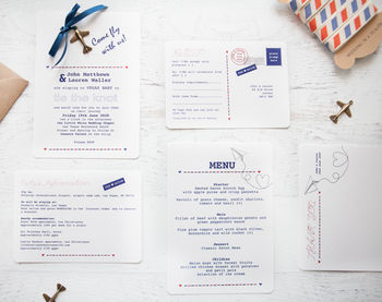 'Fly With Us' DIY Wedding Invitation Pack, 2 of 12