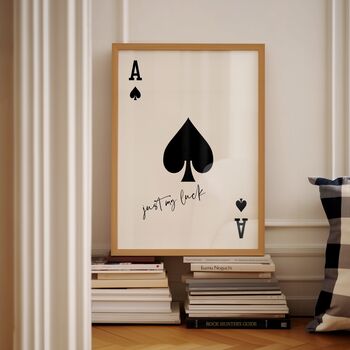 Personalised Playing Card Print Vegas Style Gift, 3 of 7