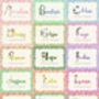 Personalised 'Fairy Initial' Children's Print, thumbnail 4 of 5