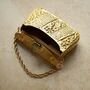 Isha Gold Brass Clutch, thumbnail 2 of 3