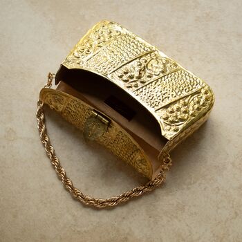 Isha Gold Brass Clutch, 2 of 3