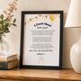 Personalised Poem Print Birthday Gift For Aunt, thumbnail 1 of 6