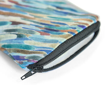 100% Silk Glasses Case Vibrant Abstract, 3 of 5