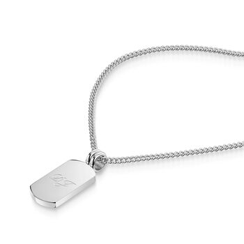Mini Dog Tag Necklace Stainless Steel, 6 of 6