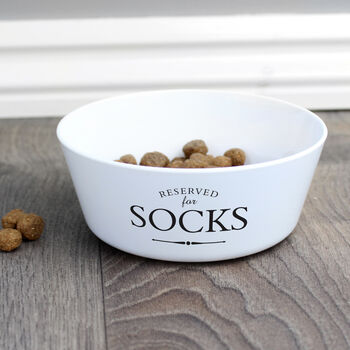 Personalised Reserved For Cat Bowl, 2 of 2