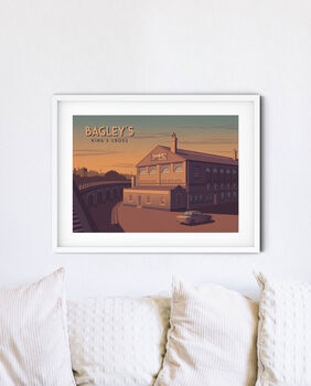 Bagleys Nightclub London Travel Poster Art Print, 3 of 8