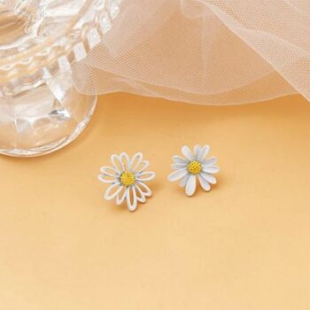 Colourful Summer Daisy Flower Stud Earrings, 6 of 9