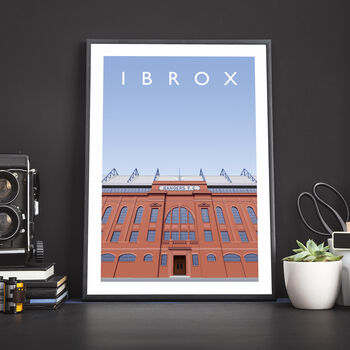Rangers Ibrox Main Stand Entrance Poster, 3 of 8
