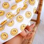 Muslin Swaddle Baby Shower Blanket Smiley, thumbnail 8 of 9