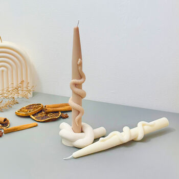 Snake Taper Candle Halloween Candle For Dinner Tables, 6 of 10