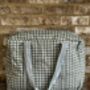 Hand Block Printed Extra Large Weekender Bag, thumbnail 2 of 7