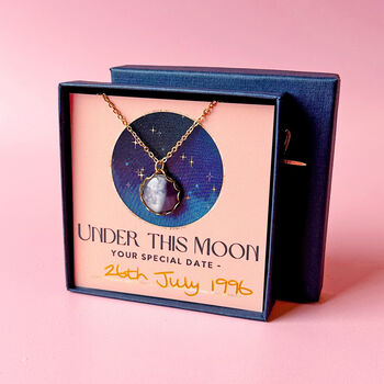 Personalised Custom Moon Phase Necklace, 4 of 12