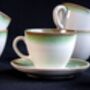 Mix And Match 12 Handmade Pottery Tea Cup Andsaucer Set, Porcelain Tableware Cup, thumbnail 5 of 12
