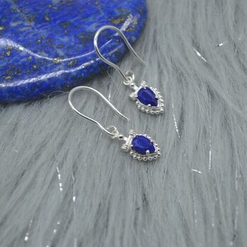 Lapis Lazuli Earrings: December Birthstone Jewelry, 5 of 6