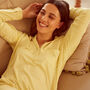 Yellow And Cream Striped Grandad Pyjama Shirt, thumbnail 1 of 3