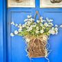 Spring Cream Wildflower Basket Door Wreath, thumbnail 6 of 8