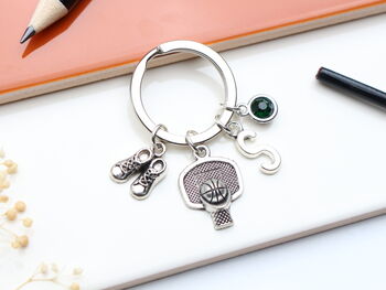 Basketball Personalised Keyring Sporting Fan Gift, 4 of 9