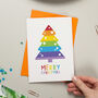 Rainbow Christmas Tree Card, thumbnail 1 of 3