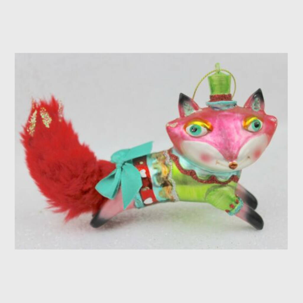 Image of Kitsch Fox Christmas Bauble