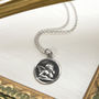 Engravable Sterling Silver Cherub Necklace, thumbnail 1 of 6