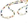 Multi Coloured Gemstone And Pearl Beaded Necklace, thumbnail 11 of 12