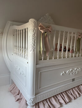Handcrafted Louis French Style Cot Bed, 6 of 6