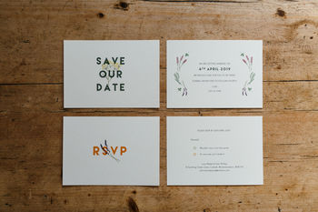 Herb Garden Wedding Save The Date Cards, 7 of 7