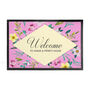 Personalised Floral Indoor Doormat, thumbnail 5 of 5