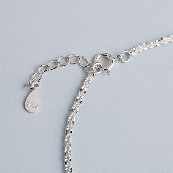 Sterling Silver Simple Shiny Chain Bracelet, 4 of 5