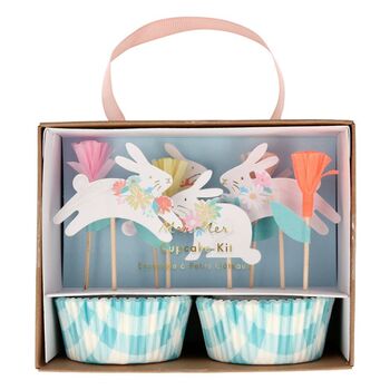 Easter Bunny And Flowers Cupcake Kit, 2 of 2