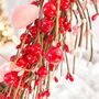 Valentine's Red And Pink Heart Shape Twig Wreath, thumbnail 4 of 10