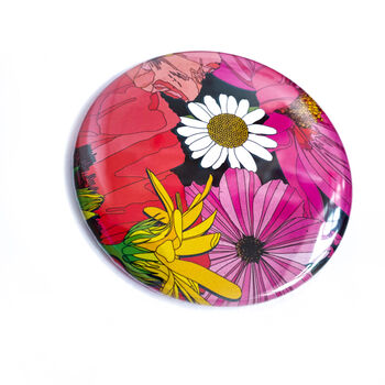 Summer Poppies Pocket Mirror With Cotton Pouch, 6 of 8