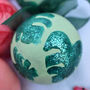 Ceramic Hand Painted Monstera Leaf Bauble, thumbnail 6 of 6