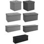 Padded Bench Storage Ottoman Chest Chair Stool Seat, thumbnail 11 of 12