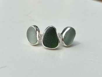 Statement Sea Glass Ring, 10 of 12