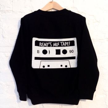 Child's Personalised Mix Tape Sweatshirt, 3 of 4