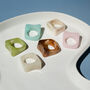 Chunky Square Colourful Resin Ring, thumbnail 6 of 8