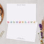 Love Heart Personalised Note Cards A6 Notecard Set, thumbnail 2 of 6