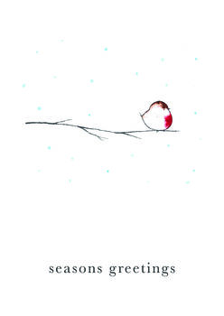Robin In The Snow Christmas Card, 3 of 4