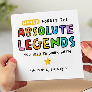 Never Forget The Absolute Legends Card, 2 of 3