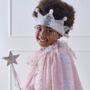 Silver Sequin And Pom Pom Princess Crown, thumbnail 1 of 7