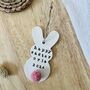 Personalised Easter Bunny Keepsake Decoration, thumbnail 2 of 3