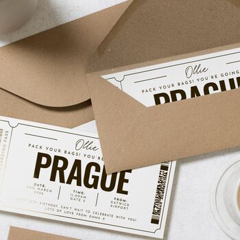 Personalised Prague Surprise Holiday Gift Voucher, 8 of 9