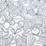Mermaid Colour In Poster Giant Children's Activity, thumbnail 6 of 6