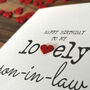 Personalised Birthday Card For Special Son In Law, Handmade Card, thumbnail 4 of 4