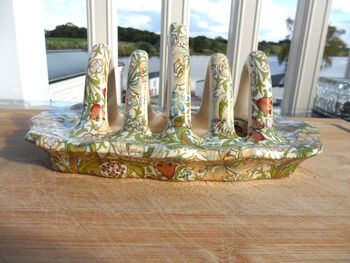 Toast Rack In William Morris Golden Lily Design, 3 of 10