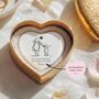 Personalised “My First Home” Mum Heart Bauble, thumbnail 2 of 3