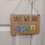 We Are Open / Closed Two Side Shop Sign Door 3D Acrylic, thumbnail 6 of 12